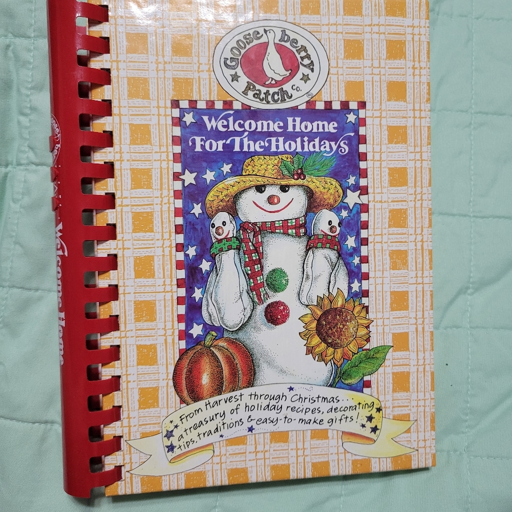 GooseBerry Patch cookbook Welcome Home For The Holidays gooseberry recipe book